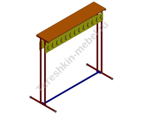 Вешалка напольная двухсторонняя 26 мест