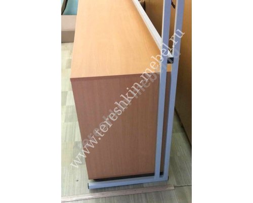 Вешалка односторонняя с ячейками под обувь на 12 мест