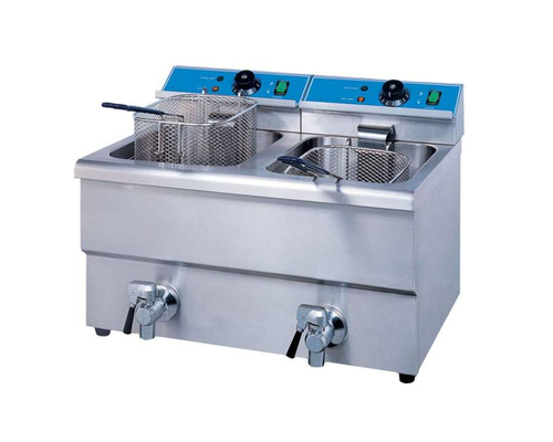 Фритюрница EKSI HEF-12L-2 с краном Фритюрница EKSI HEF-12L-2 с краном