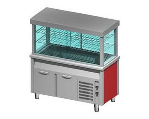 Прилавок-витрина для холодных блюд Emainox VTRPG 15