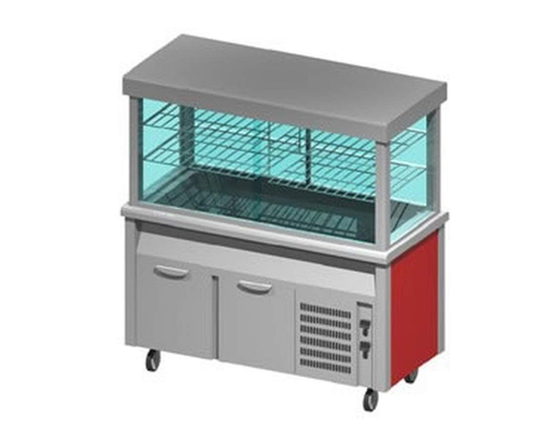 Прилавок-витрина для холодных блюд Emainox VTRPVR 15