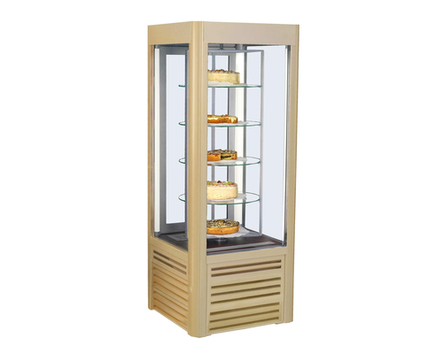 Шкаф кондитерский ANTILA 02 SCA (вращающиеся полки, золотистый)