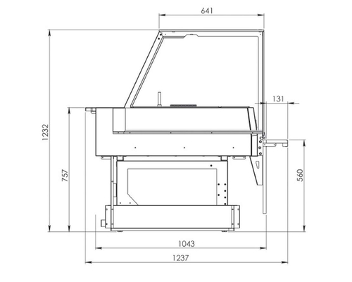 Тепловая витрина FREOR Diona QB HDV 1412