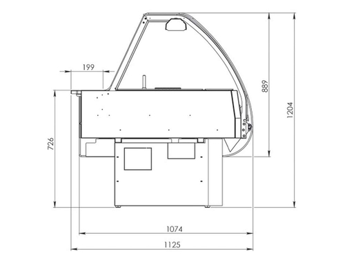 Тепловая витрина FREOR Vega S HDV 1752