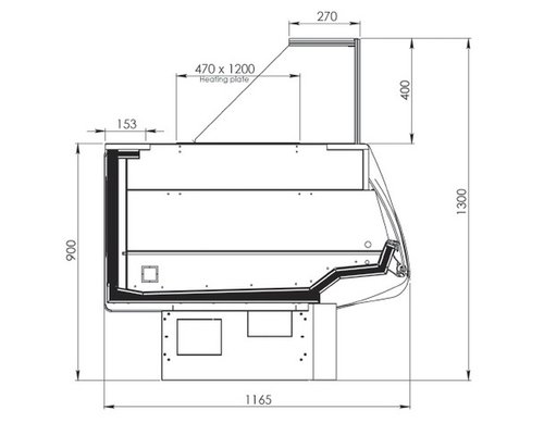 Тепловой стол FREOR Diona Bistro HDD