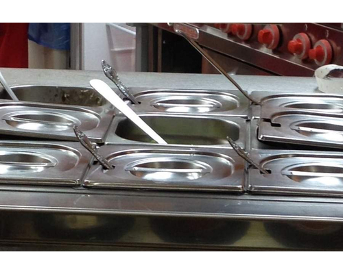 Крышка к гастроемкости 1/6 Gastromix (нерж. сталь, с отверстием для ложки)